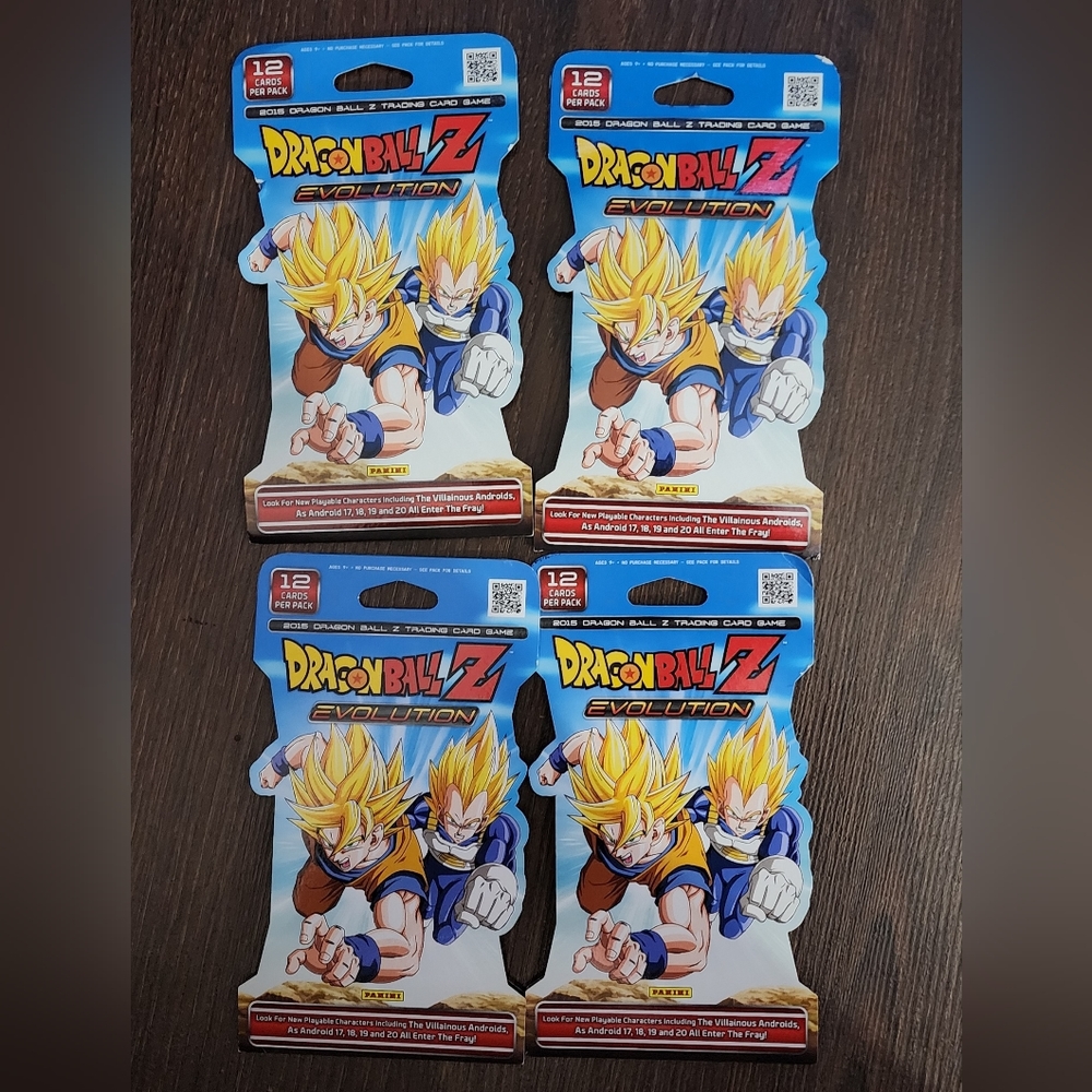 Dragon Ball Z Panini Collectible Card Game Evolution 12 Card Booster Pack